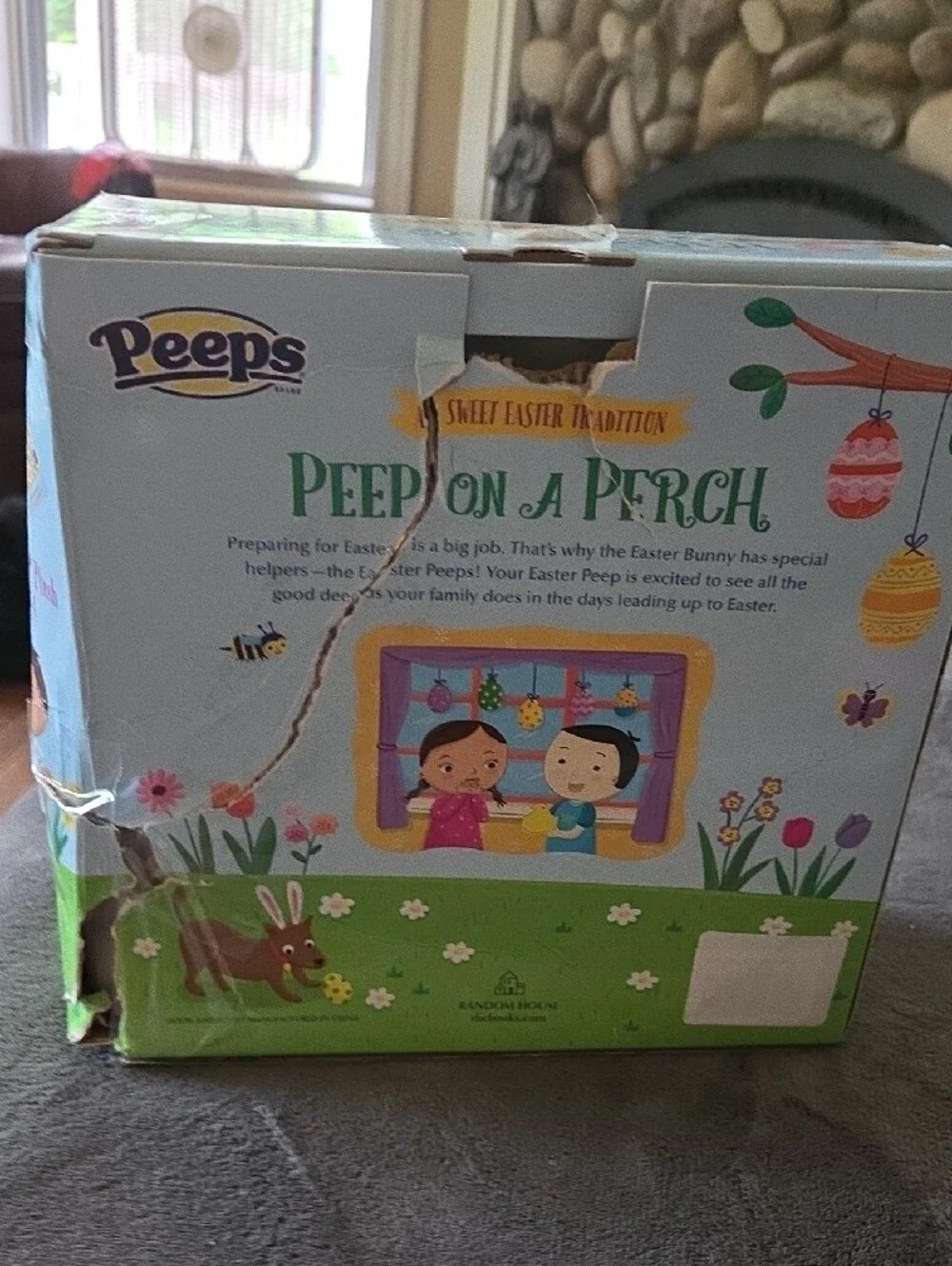 Peep on a Perch Plush And Book - Yellow